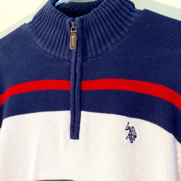 Mens Ralph Lauren Quarter-zip Sweater - Picture 2 of 4